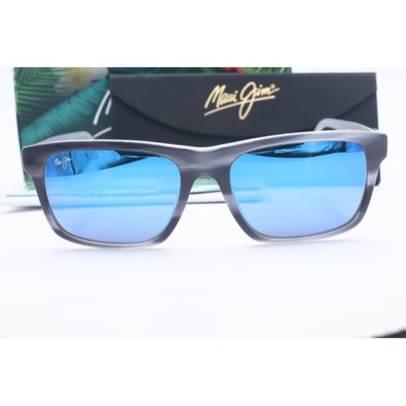 Maui Jim Waipio Valley MJ 812-06E Tortoise Square Sunglasses Blue polarized Lens - Picture 3 of 6